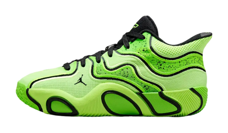 Jordan Tatum 3 Childrens Basketball Shoes Contour Green Black Electronic Green  vjsneaker.com