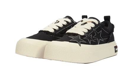 KAALIXTO Canvas Shoes Unisex Low top Black  VJSNEAKER