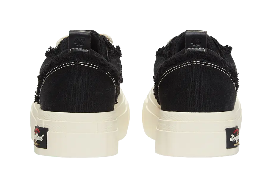 KAALIXTO Canvas Shoes Unisex Low top Black  VJSNEAKER