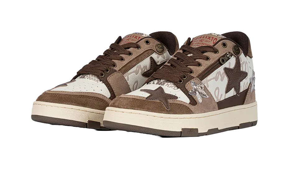KAALIXTO Skateboarding Retro Low 'Vintage Brown' 