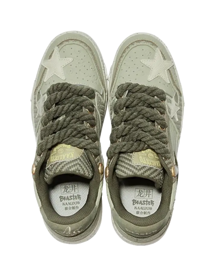 KAALIXTO X Beaster Skateboarding Low 'Longjing Tea' 