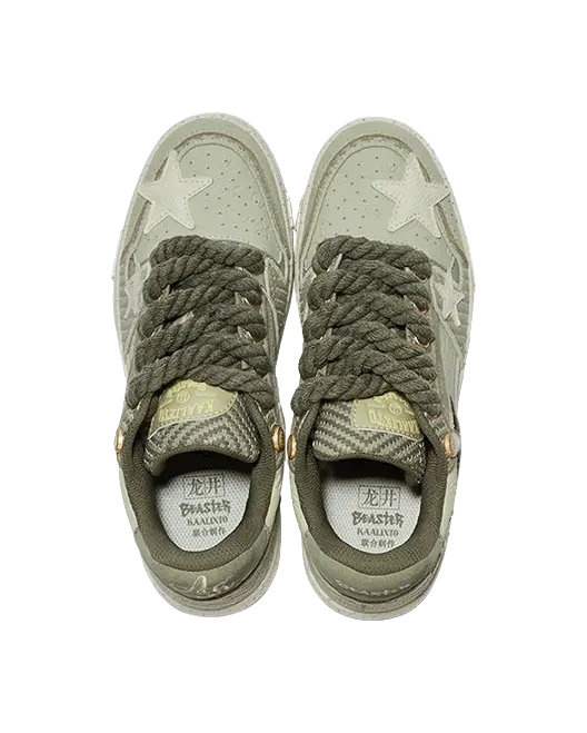 KAALIXTO X Beaster Skateboarding Low 'Longjing Tea' 