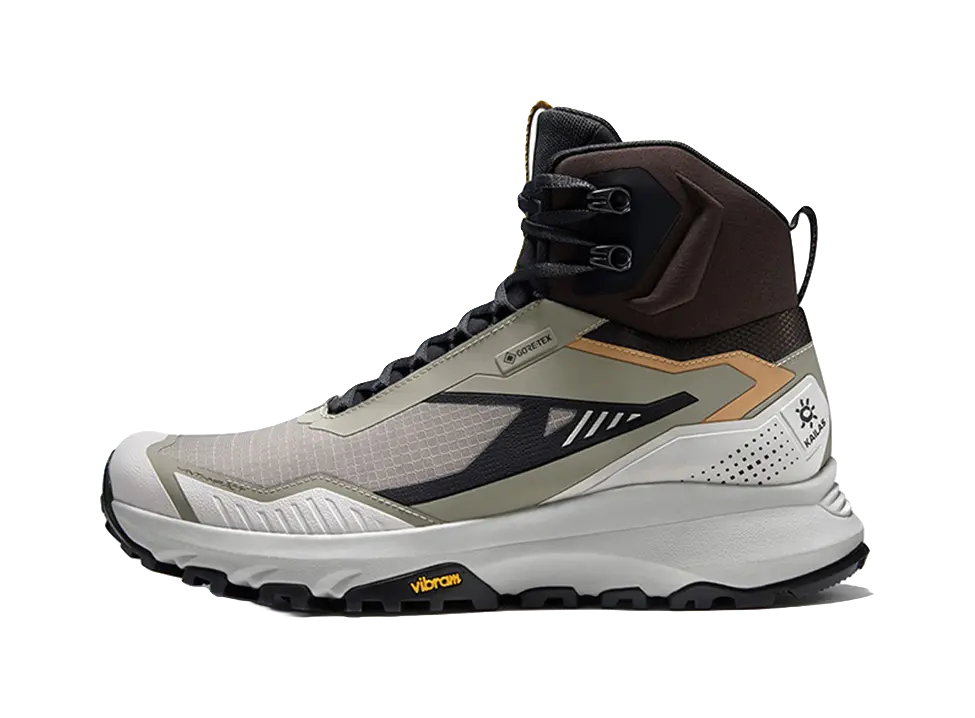 KAILAS Brackets Slip Resistant, Waterproof, And Breathable Mid top Mountaineering Hiking Shoes Mens  VJSNEAKER