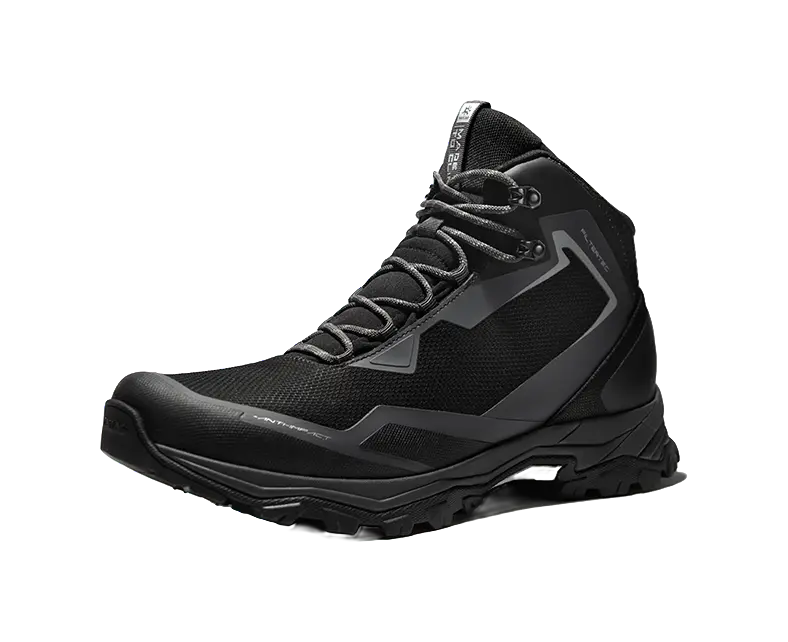 KAILAS Sky Line FLT 2 Men's Mid-Top Outdoor Shoes - Waterproof Anti-Slip & Zero Break-In Black 
