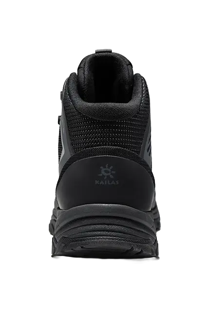 KAILAS Sky Line FLT 2 Men's Mid-Top Outdoor Shoes - Waterproof Anti-Slip & Zero Break-In Black 