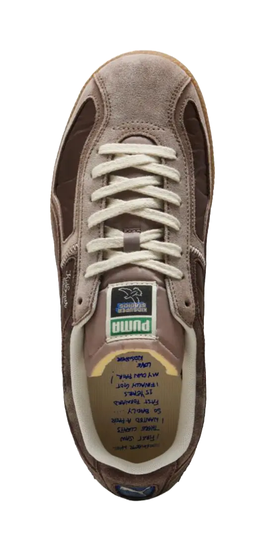 KIDSUPER STUDIOS x PUMA Brasil Skateboard Shoes Unisex Coffee Brown  vjsneaker.com