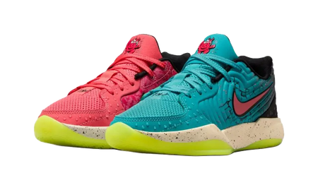 Kool Aid x Nike Ja Morant 2 Slip Resistant Abrasion Resistant Low top Childrens Basketball Shoes Red Blue  vjsneaker.com