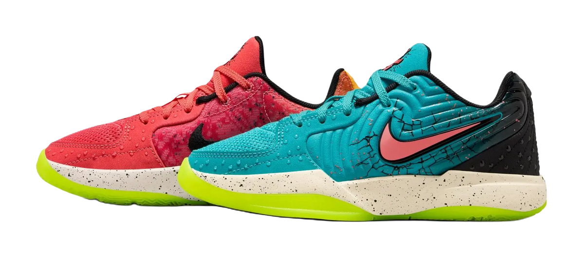 Kool Aid x Nike Ja Morant 2 Slip Resistant Abrasion Resistant Low top Childrens Basketball Shoes Red Blue  vjsneaker.com