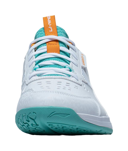LINING Ace Badminton Shoes Unisex Low top White/Green/Orange 