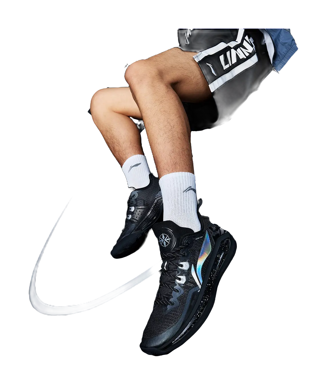 LINING Blade 3V2 Obsidian - Basketball Shoes Unisex Black 