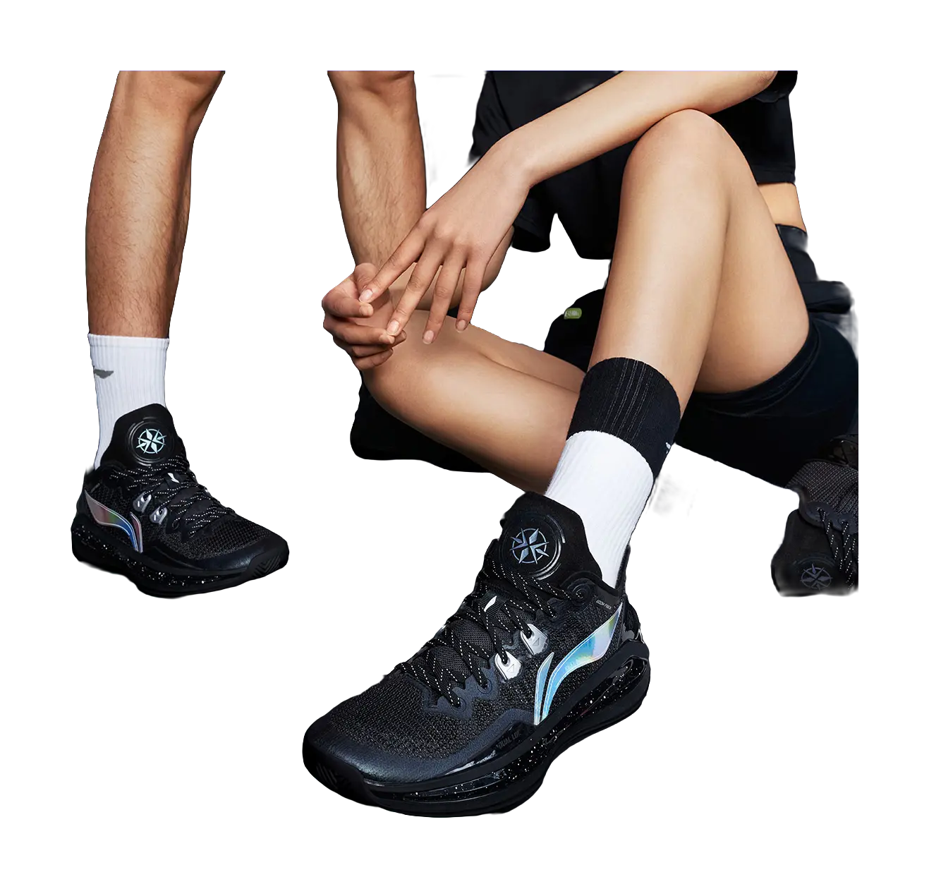 LINING Blade 3V2 Obsidian - Basketball Shoes Unisex Black 