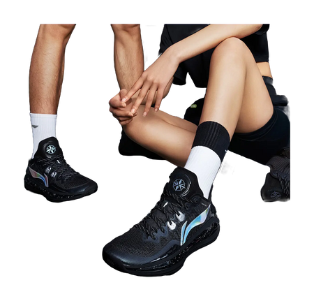 LINING Blade 3V2 Obsidian - Basketball Shoes Unisex Black 