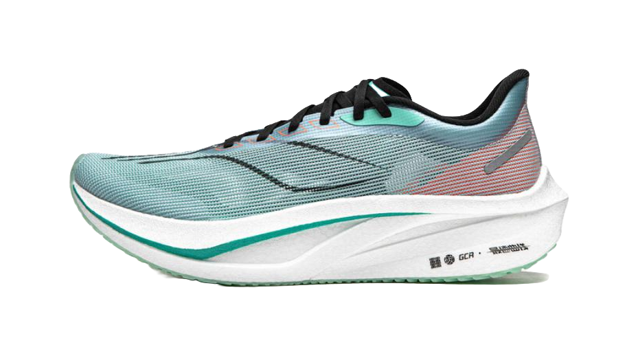 LINING Feidian 4 Challenger Running Shoes Men's Low top Cloud Blue/Fluorescent Ice Cyan 