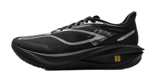 LINING Feidian 5 Challenger Running Shoes Men's Low top Black Silver 