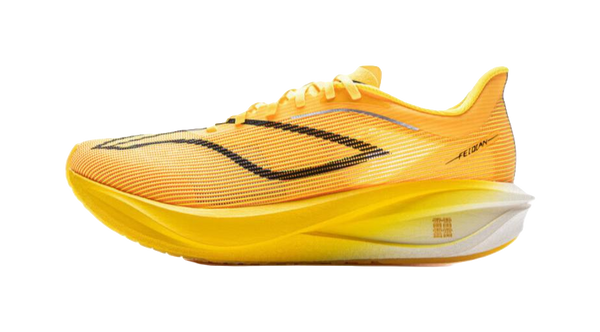 LINING Feidian 5 Challenger Running Shoes Men's Low top Neon Mango Yellow 
