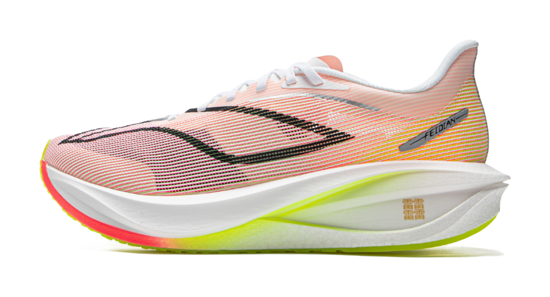 LINING Feidian 5 Challenger Running Shoes Men's Low top Pink 