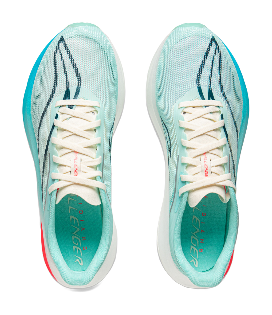 LINING Feidian 5 Challenger Running Shoes Women's Low top Island Blue 
