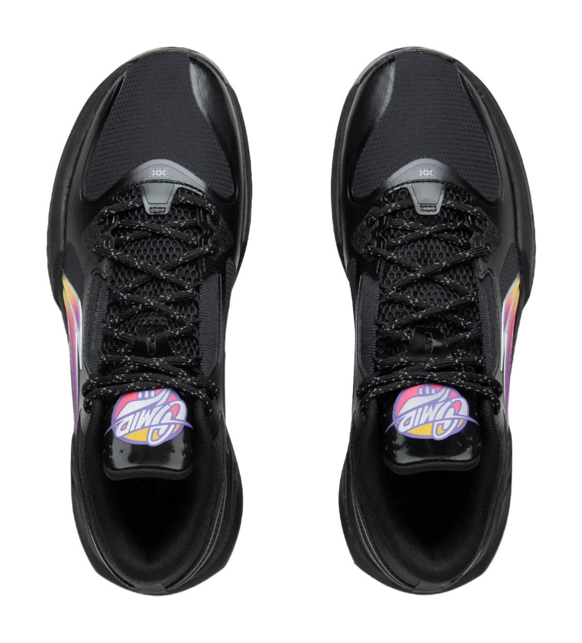 LINING Light Speed 3mid Basketball Shoes Mens Mid top Black Purple 