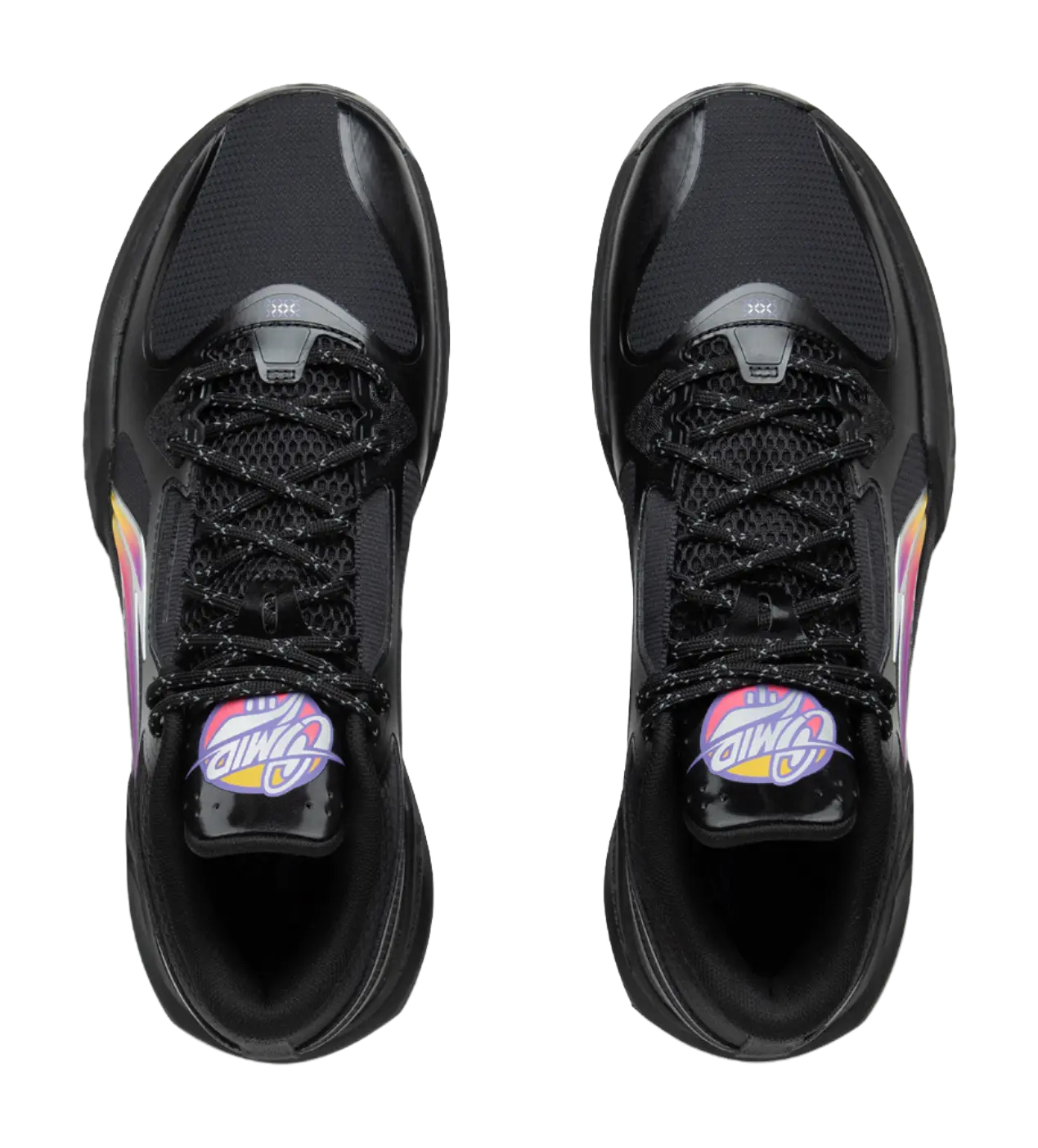 LINING Light Speed 3mid Basketball Shoes Mens Mid top Black Purple 