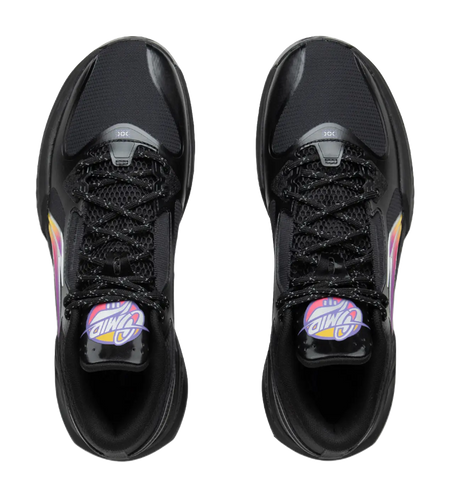 LINING Light Speed 3mid Basketball Shoes Mens Mid top Black Purple 