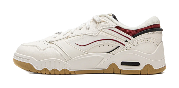 LINING Moon White 3 Skateboard Shoes Men's Low top White Red 