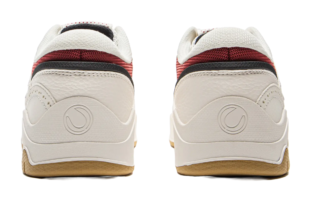 LINING Moon White 3 Skateboard Shoes Men's Low top White Red 