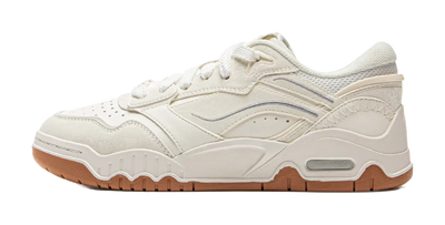 LINING Moon White 3 Skateboard Shoes Women's Low top Mist White 