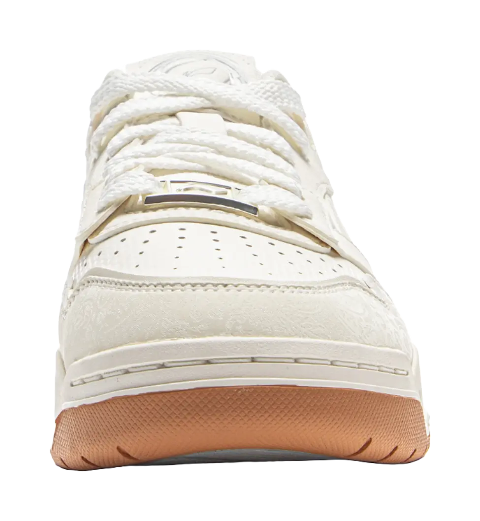LINING Moon White 3 Skateboard Shoes Women's Low top Mist White 