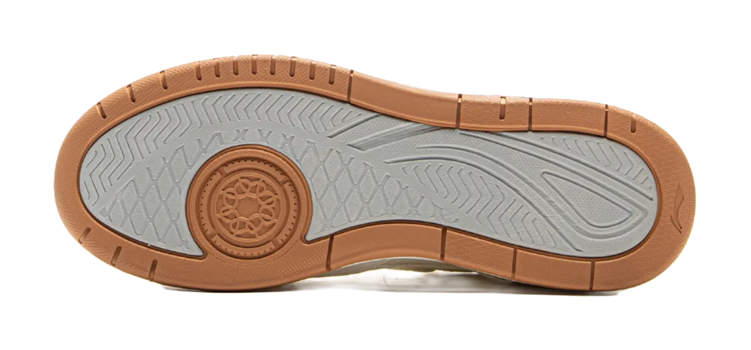 LINING Moon White 3 Skateboard Shoes Women's Low top Mist White 