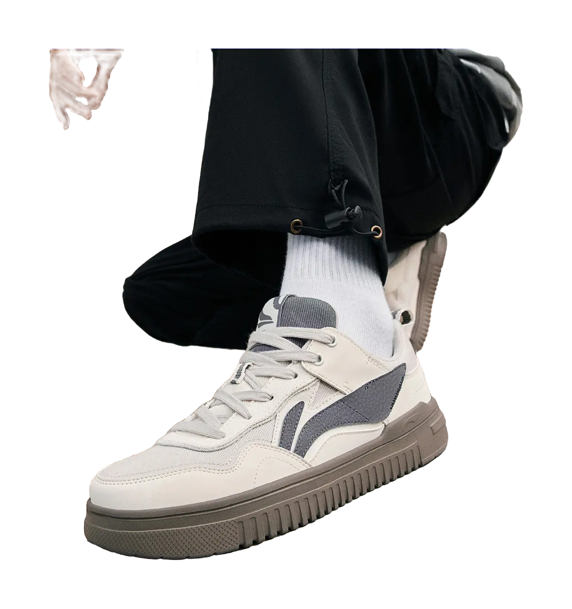 LINING Qingyun 'Beige Brown'  VJSNEAKER