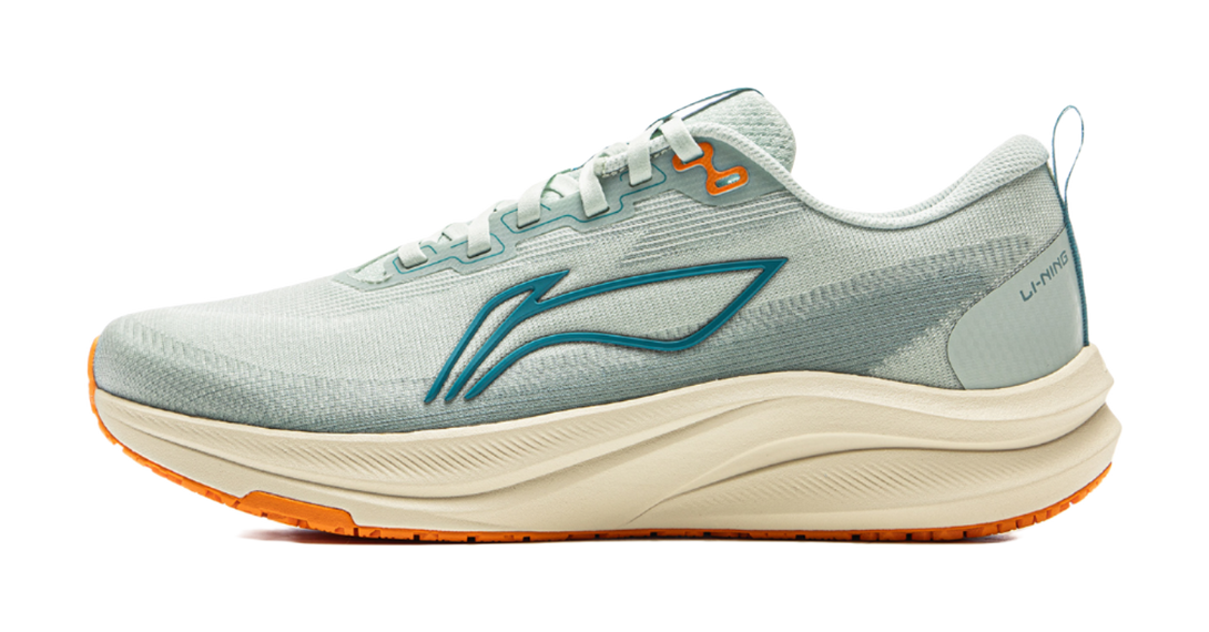 LINING Red Hare 8 Running Shoes Men's Low top Light Moss Blue/Pale Mountain Green 