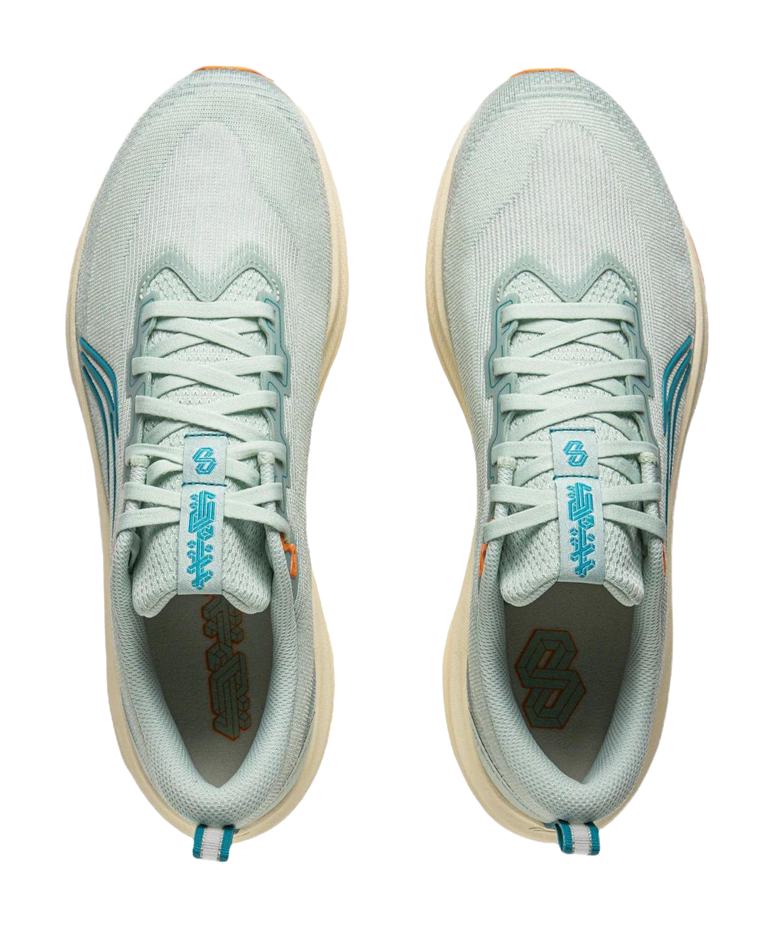 LINING Red Hare 8 Running Shoes Men's Low top Light Moss Blue/Pale Mountain Green 