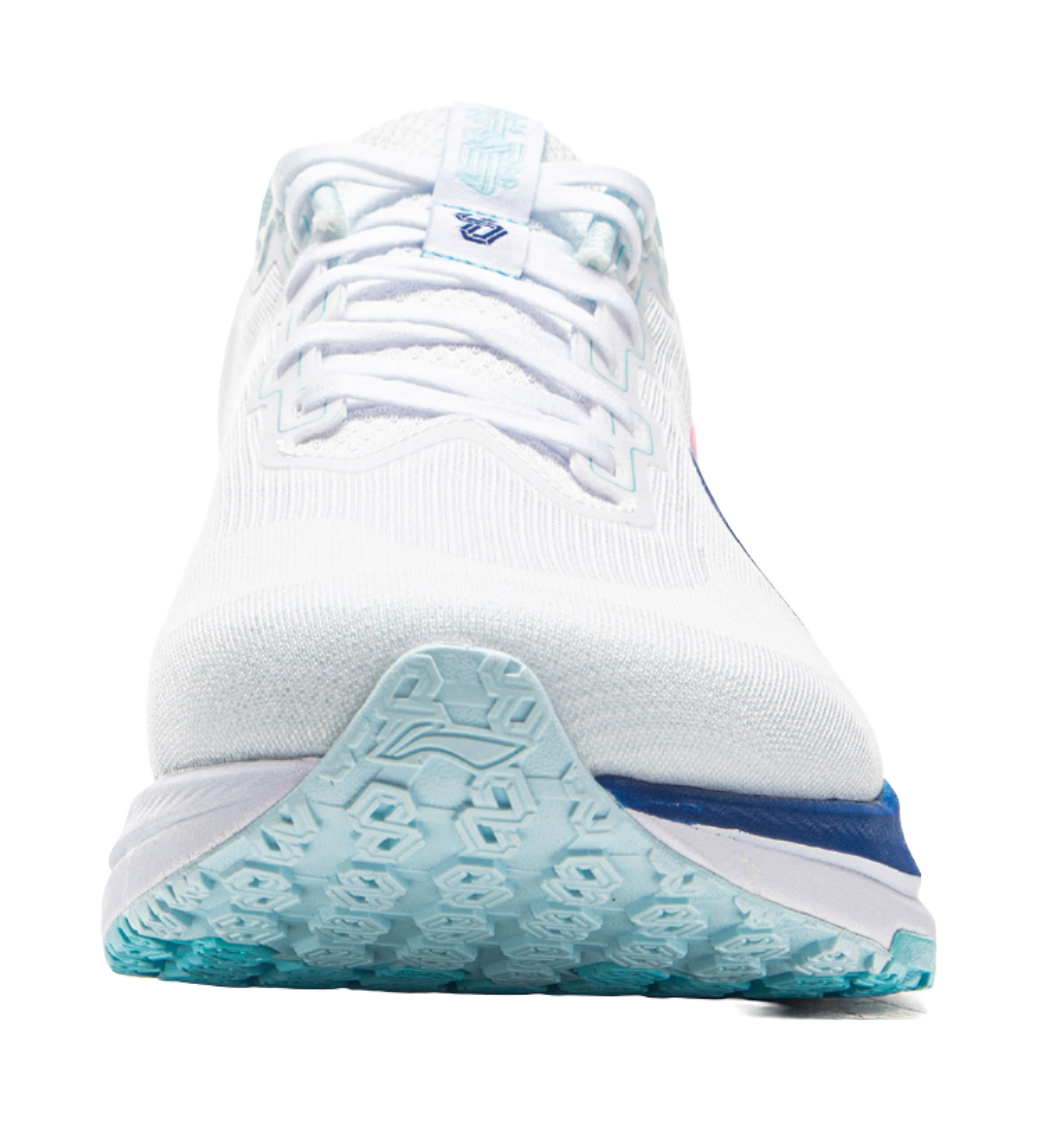 LINING Red Hare 8 Running Shoes Men's Low top Standard White, Light Sky Blue 