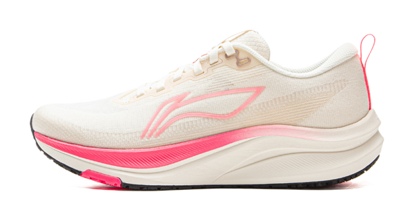 LINING Red Hare 8 Running Shoes Women's Low top Beige White Pink 