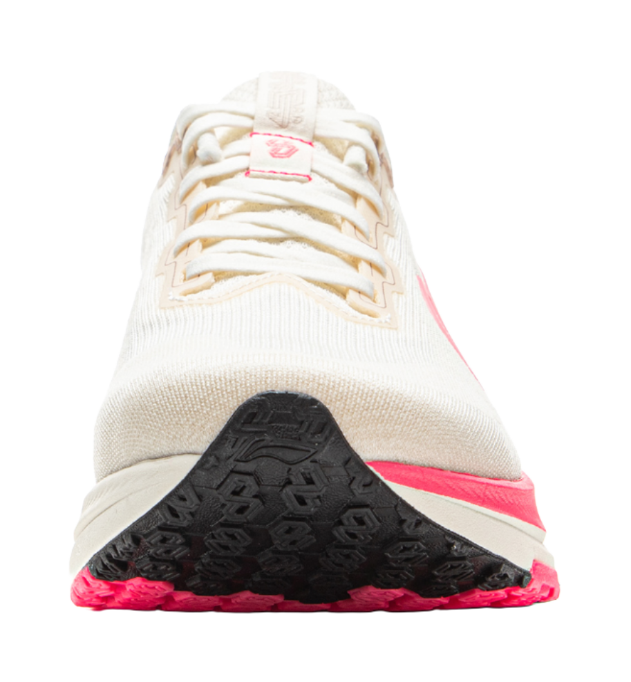 LINING Red Hare 8 Running Shoes Women's Low top Beige White Pink 
