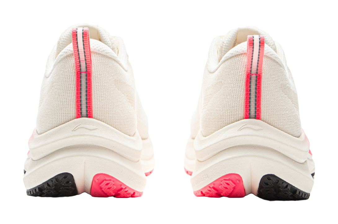 LINING Red Hare 8 Running Shoes Women's Low top Beige White Pink 
