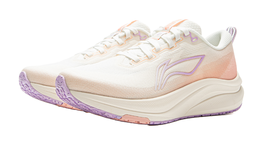 LINING Red Hare 8 Running Shoes Women's Low top Ivory/Frosting Pink 