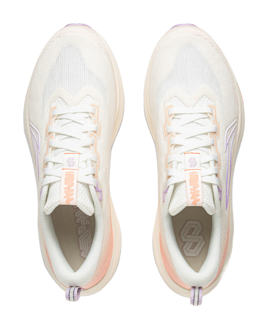 LINING Red Hare 8 Running Shoes Women's Low top Ivory/Frosting Pink 