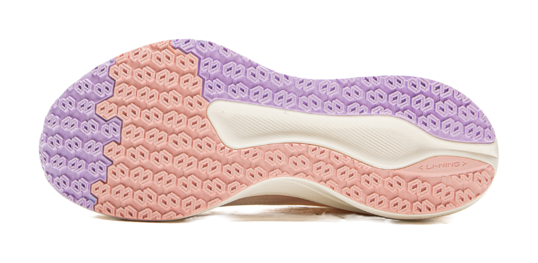 LINING Red Hare 8 Running Shoes Women's Low top Ivory/Frosting Pink 