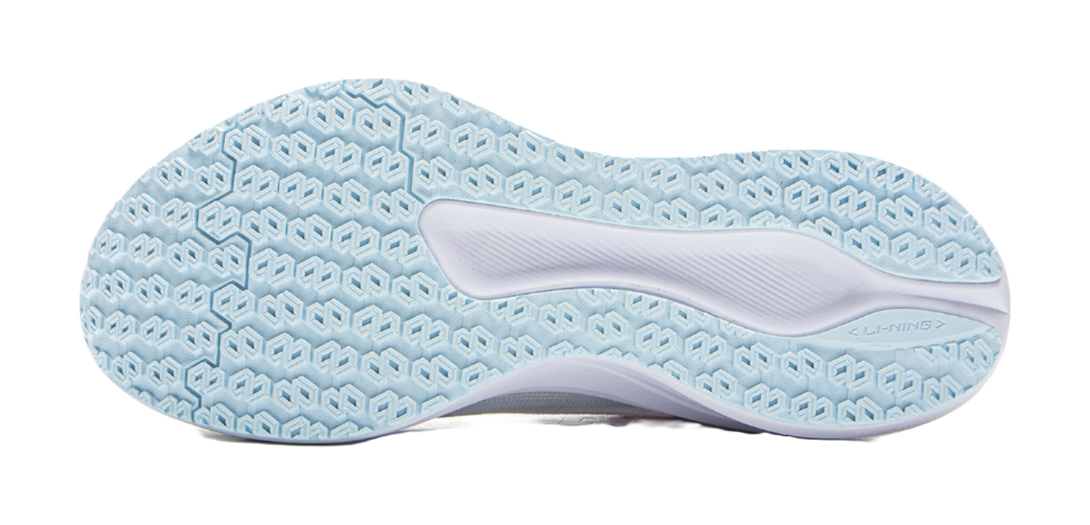 LINING Red Hare 8 Running Shoes Women's Low top Standard White/Light Sky Blue 