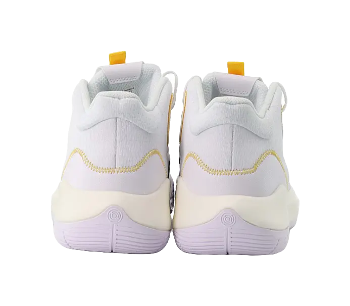 LINING Sonic 9 Team Basketball Shoes Mens Mid top White/Orange 