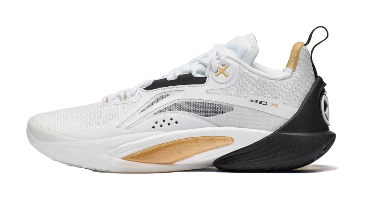 LINING Speed 10 - Basketball Shoes Men's White and Black 