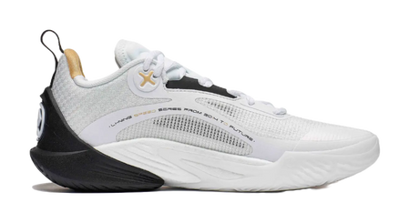 LINING Speed 10 - Basketball Shoes Men's White and Black 