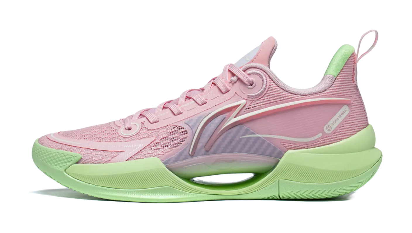 LINING Super Light V2 Basketball Shoes Mens Low top Pink 