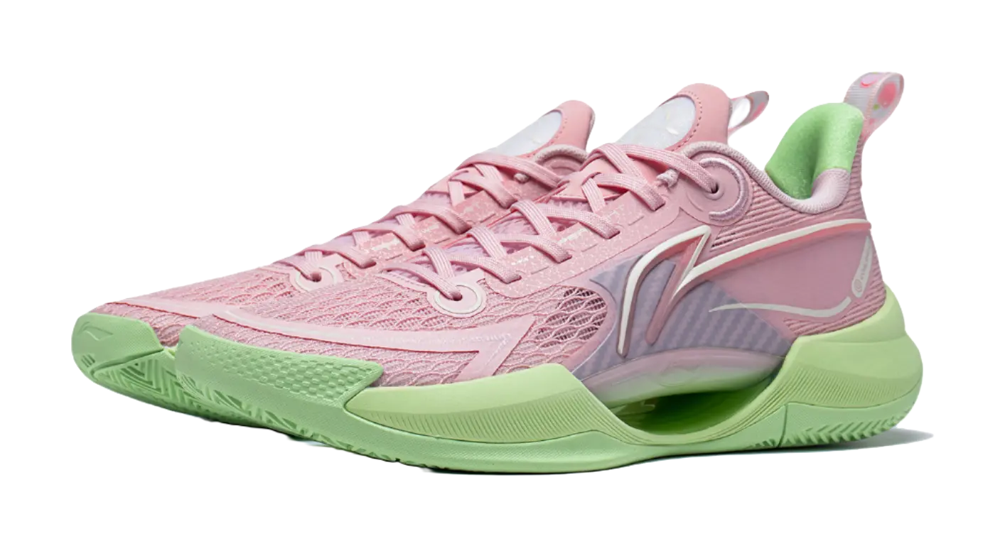 LINING Super Light V2 Basketball Shoes Mens Low top Pink 
