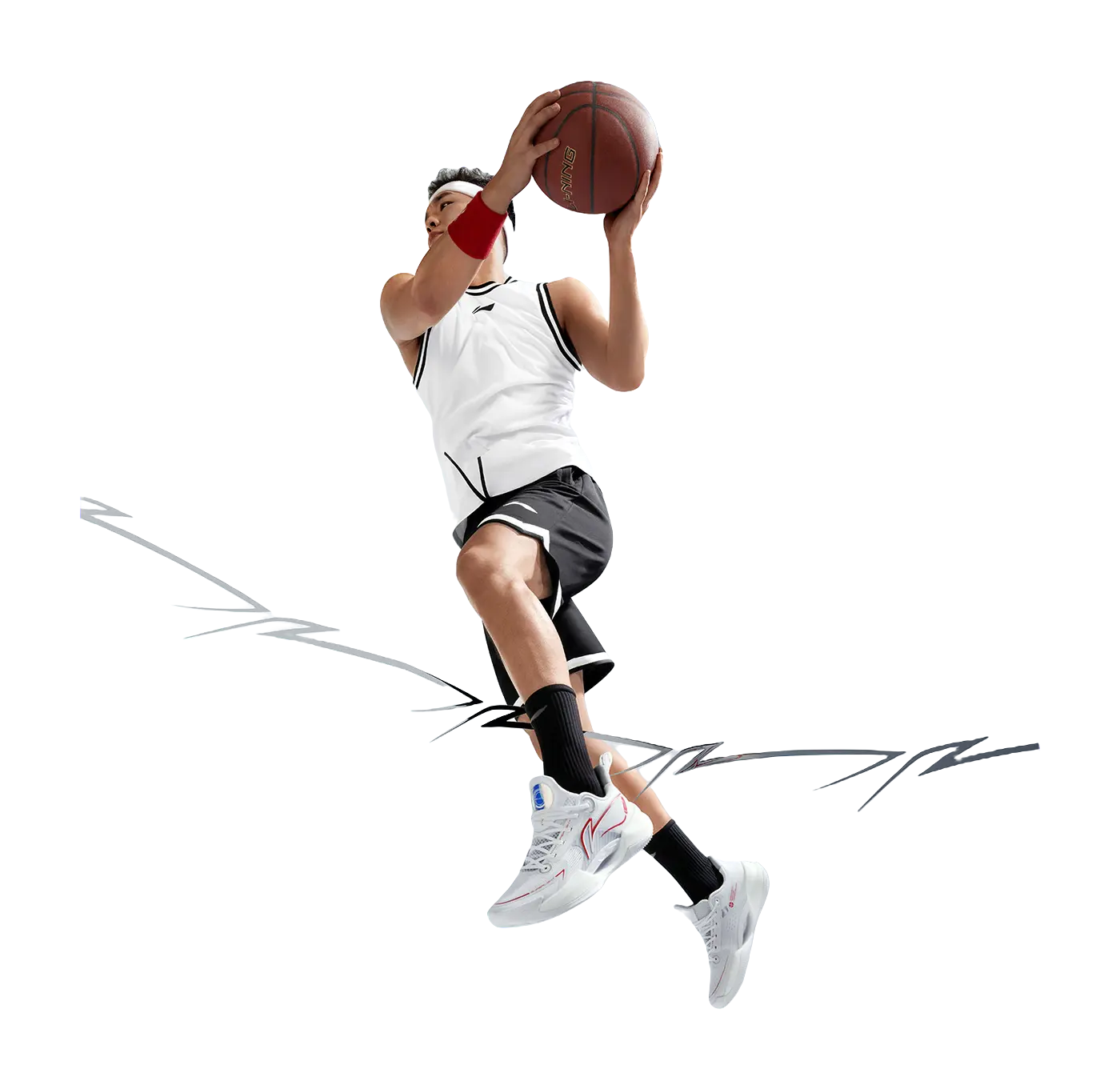 LINING Super Light V2 Basketball Shoes Mens Low top White 