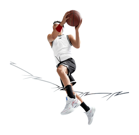 LINING Super Light V2 Basketball Shoes Mens Low top White 