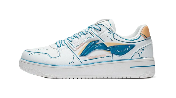 LINING Tianji Skate Shoes 'White Blue' 