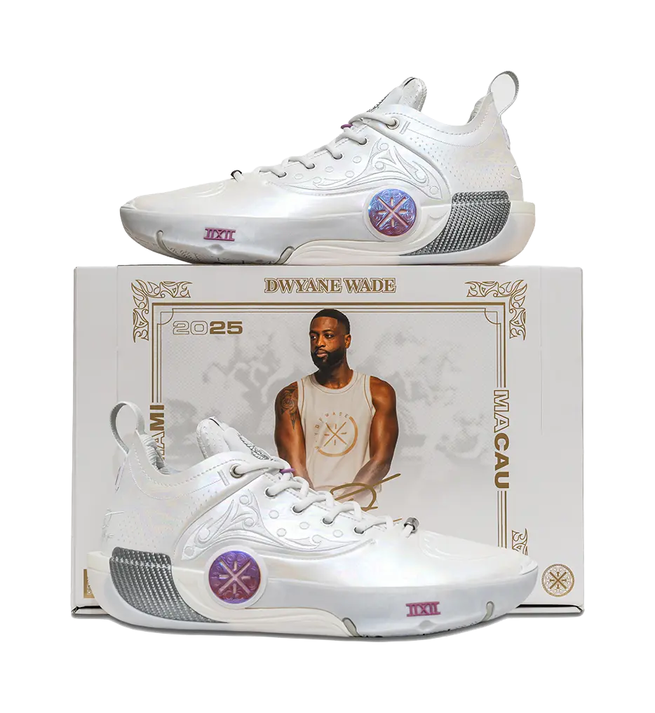 LINING Way of Wade WOW12 - LUX "Macau Special Edition" Basketball Shoes MensStandard White 