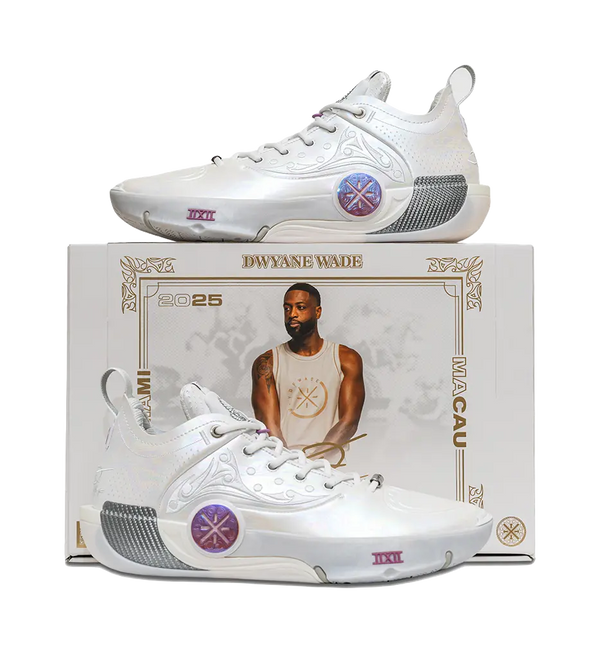 LINING Way of Wade WOW12 - LUX "Macau Special Edition" Basketball Shoes MensStandard White 